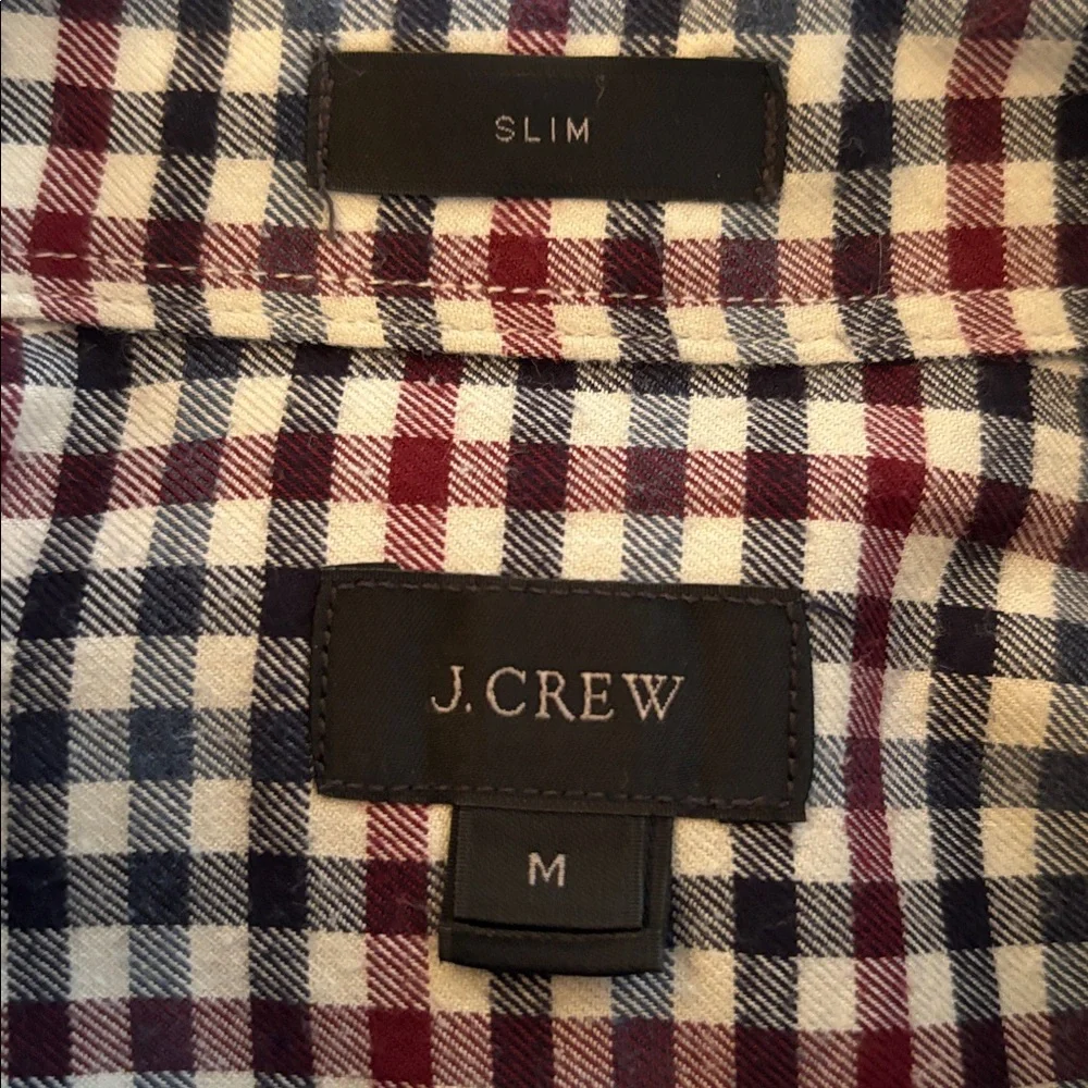 J. CREW Men’s Flannel Slim Shirt